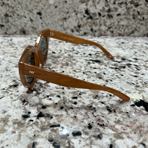 Le Specs Air Heart Sunglasses - Caramel